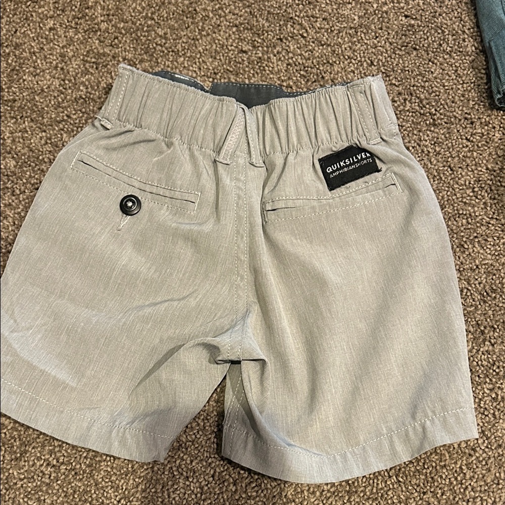 Quiksilver Light Gray Amphibian 2T Toddler Shorts - Picture 3 of 3